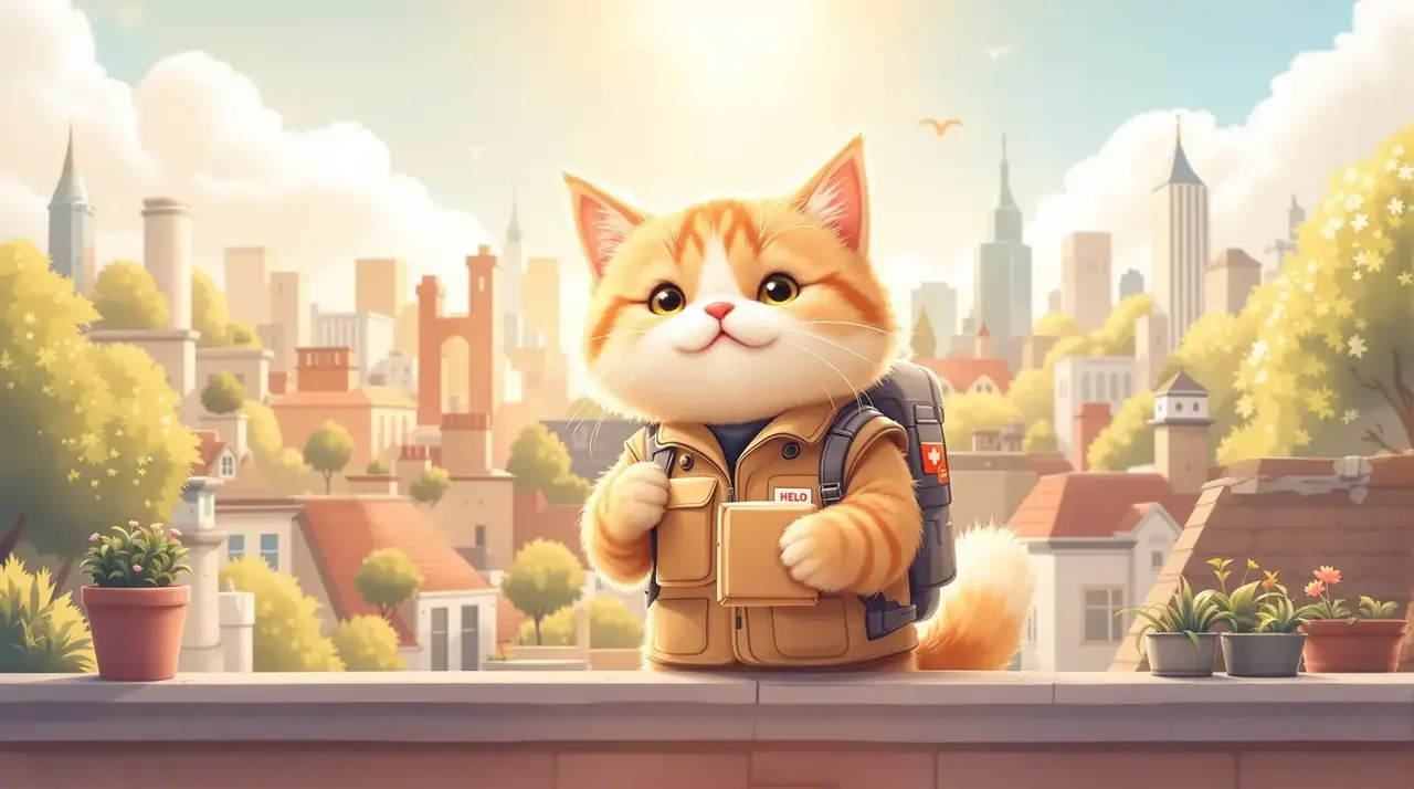 猫咪速递 动漫 · 治愈横幅